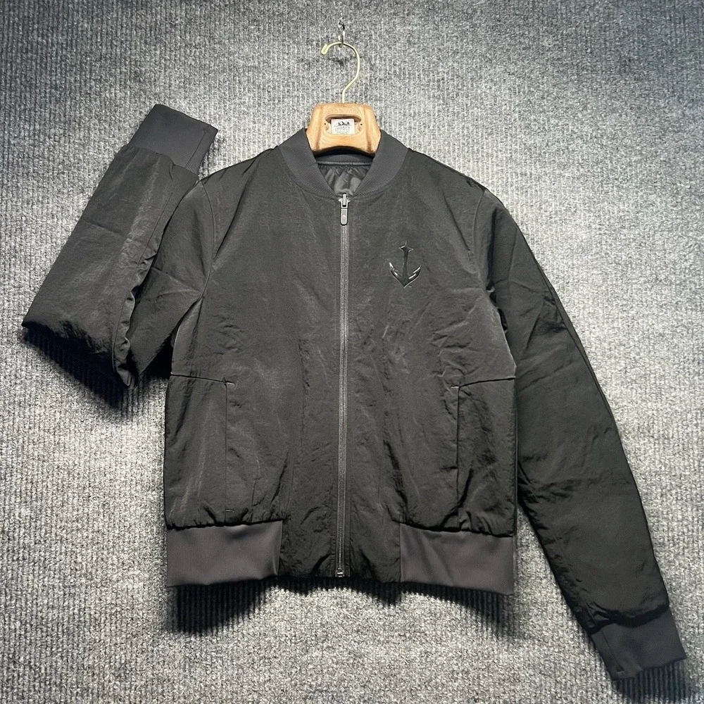 Lululemon X Seattle Kraken Women's Reversible Insulated Bomber Jacket Black Sz 8
